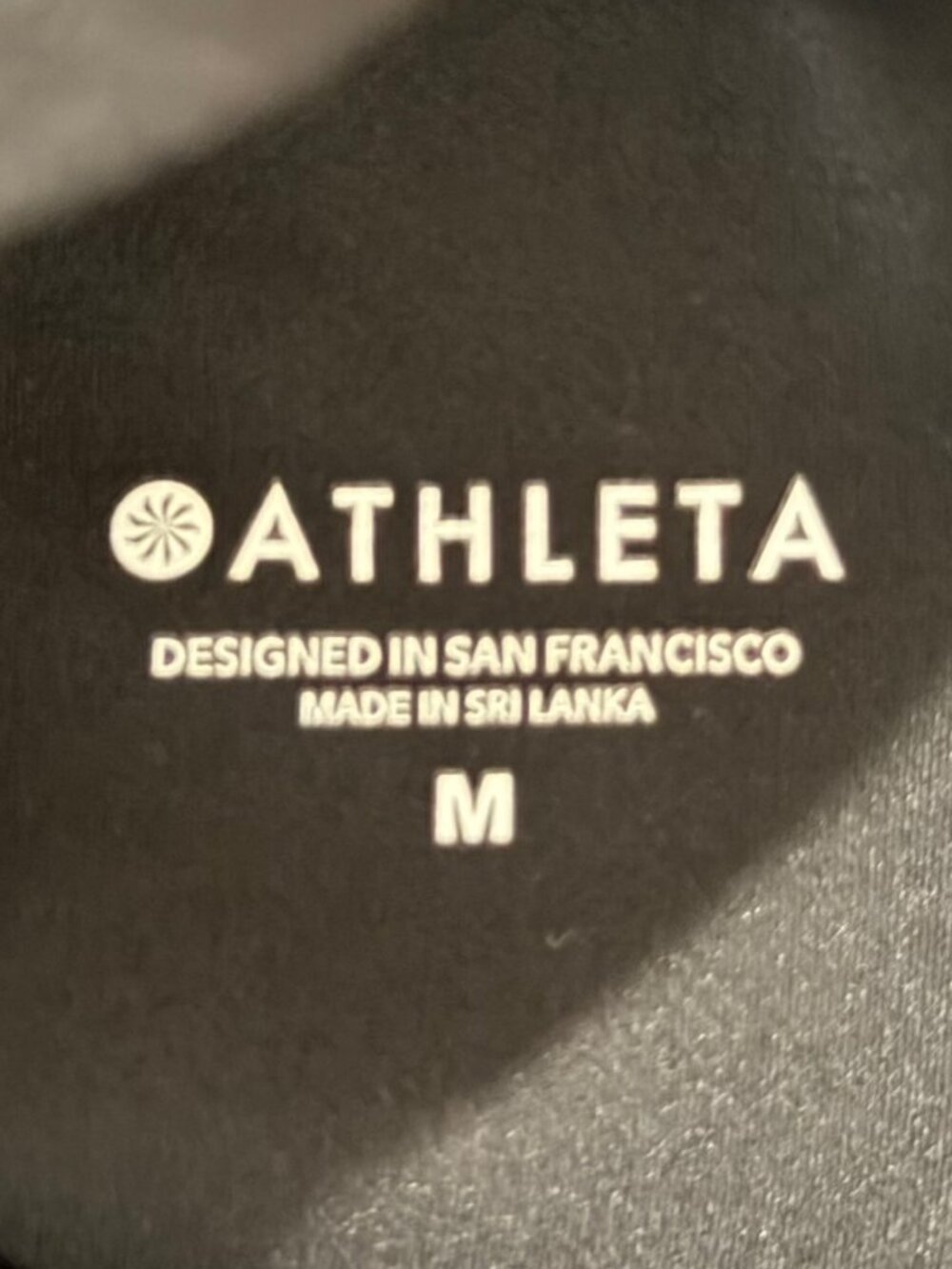 Athleta Size Medium high neck cropped tank top - Picture 3 of 3